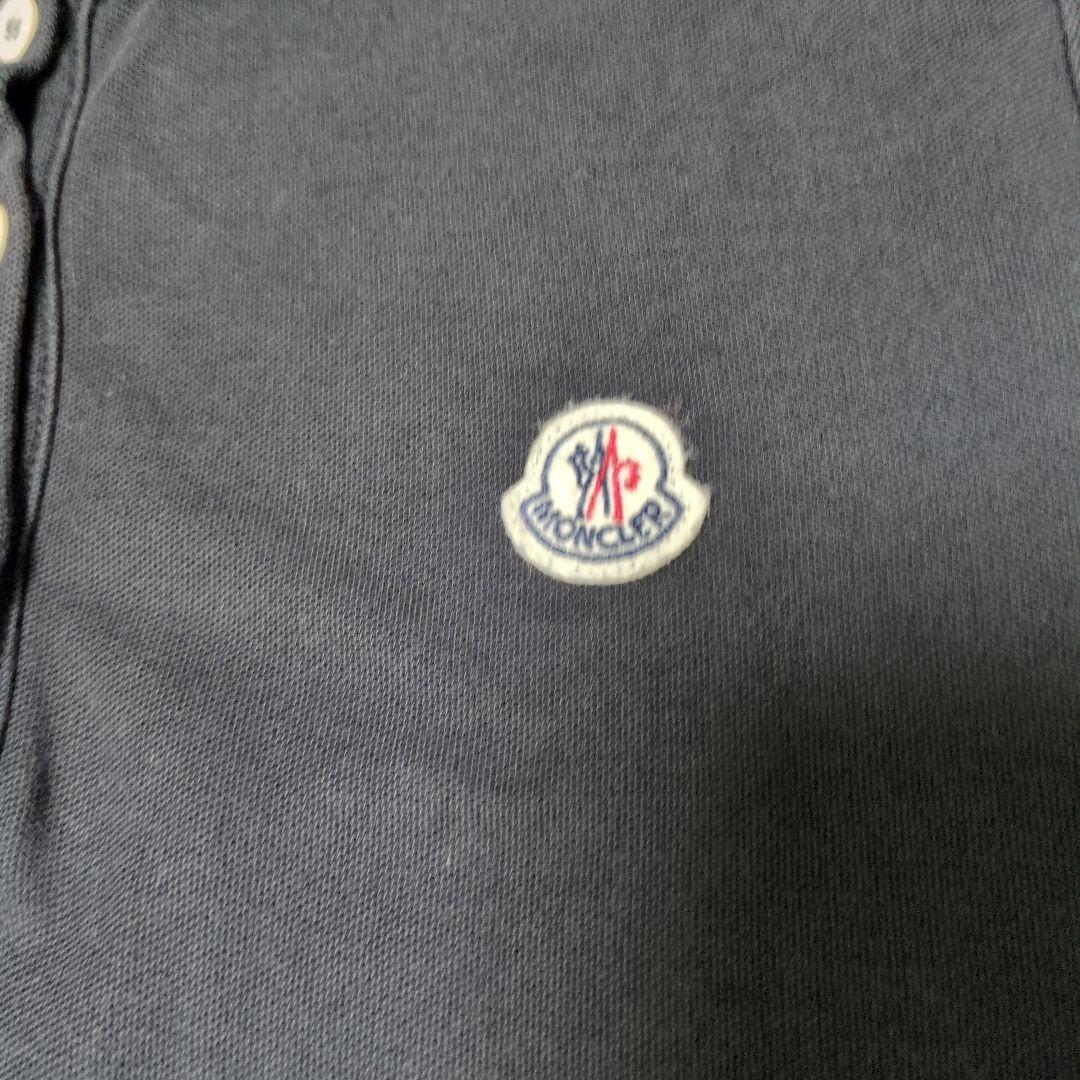 MONCLER ブラック ポロシャツ 半袖
