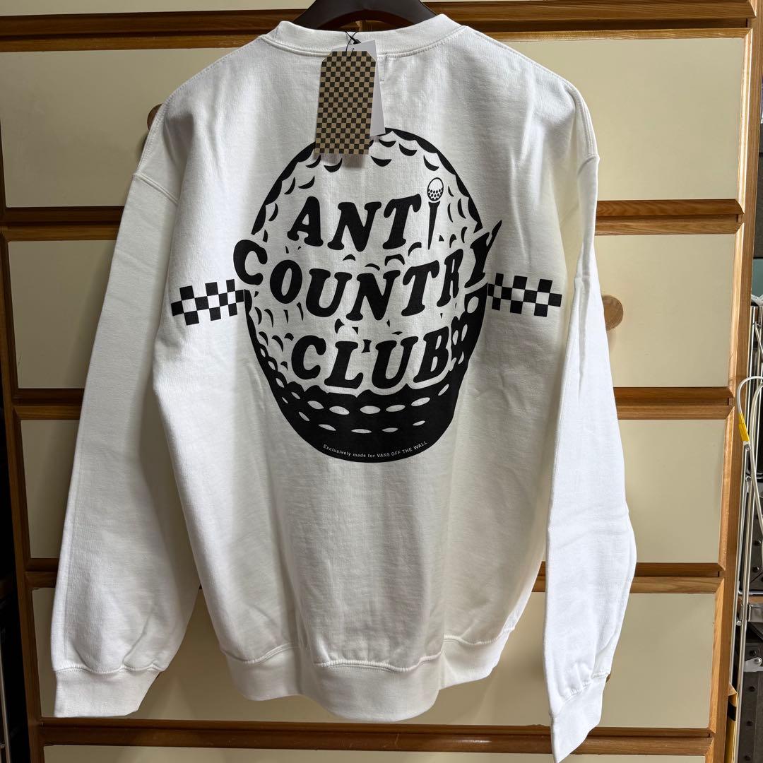 ANTi COUNTRY CLUB × VANS スウェット L 白 新品