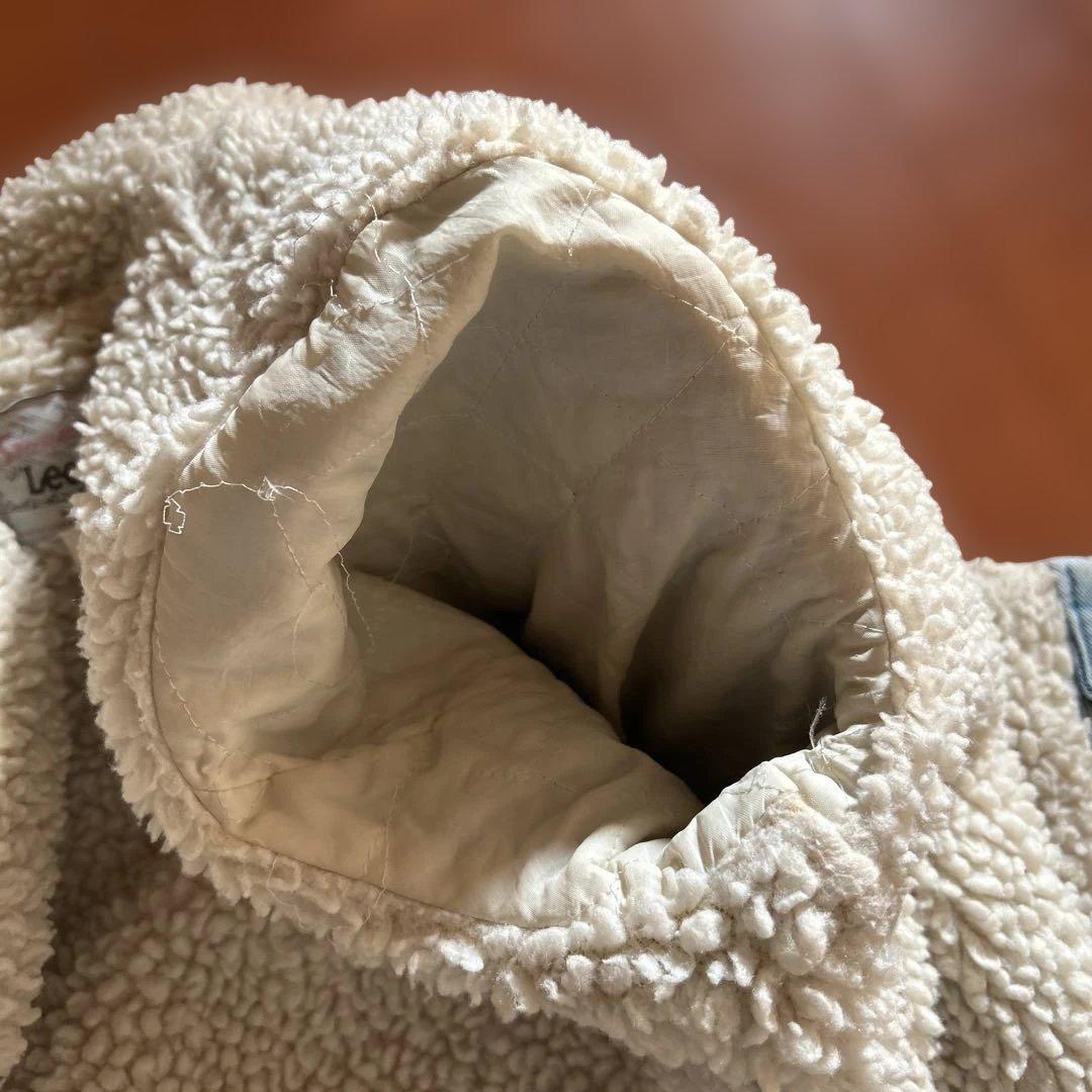 Lee ストームライダーUSA製デニムボアジャケット希少38サイズ