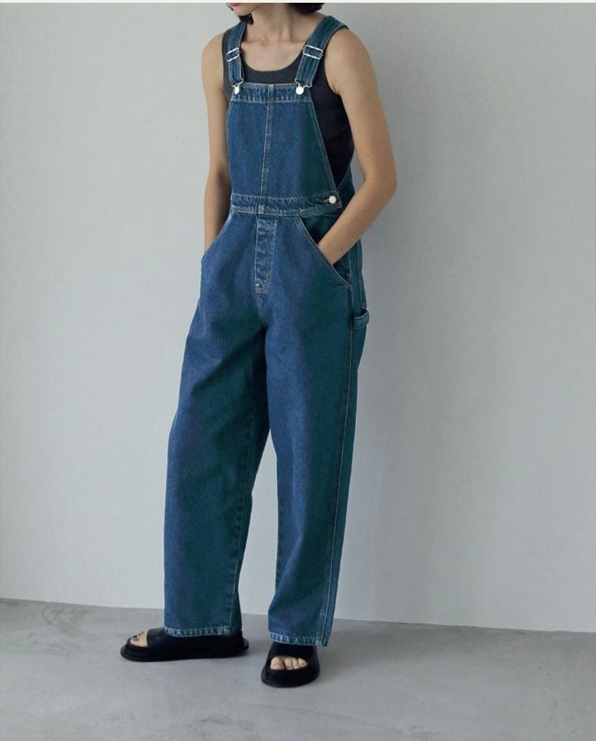 anuke Denim Overall 38 アンヌーク デニムオーバーオール
