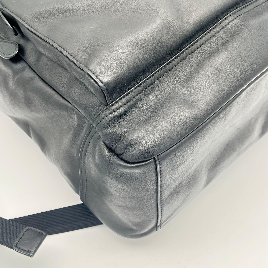 COACH コーチ グラハム バックパック A4 PC可 レザー リュック 黒