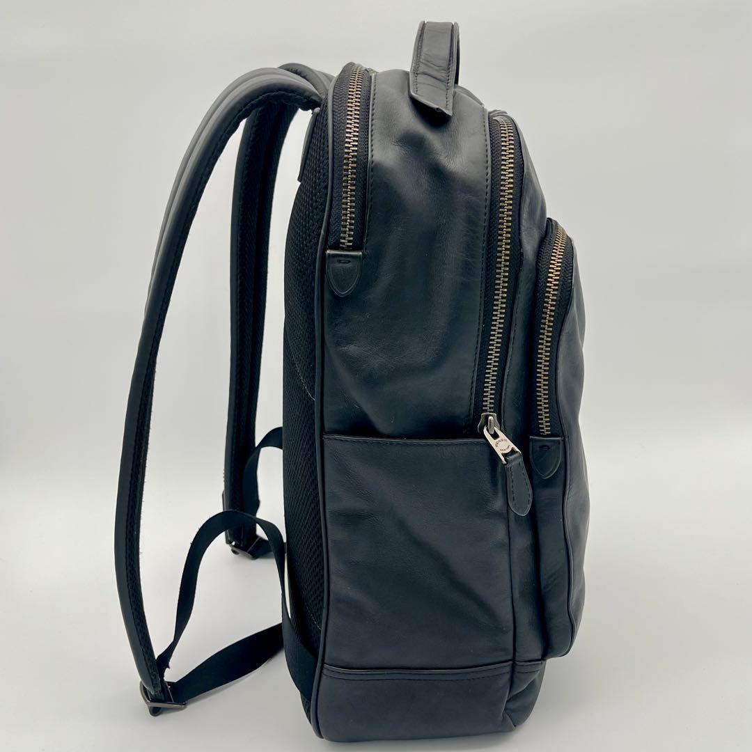 COACH コーチ グラハム バックパック A4 PC可 レザー リュック 黒