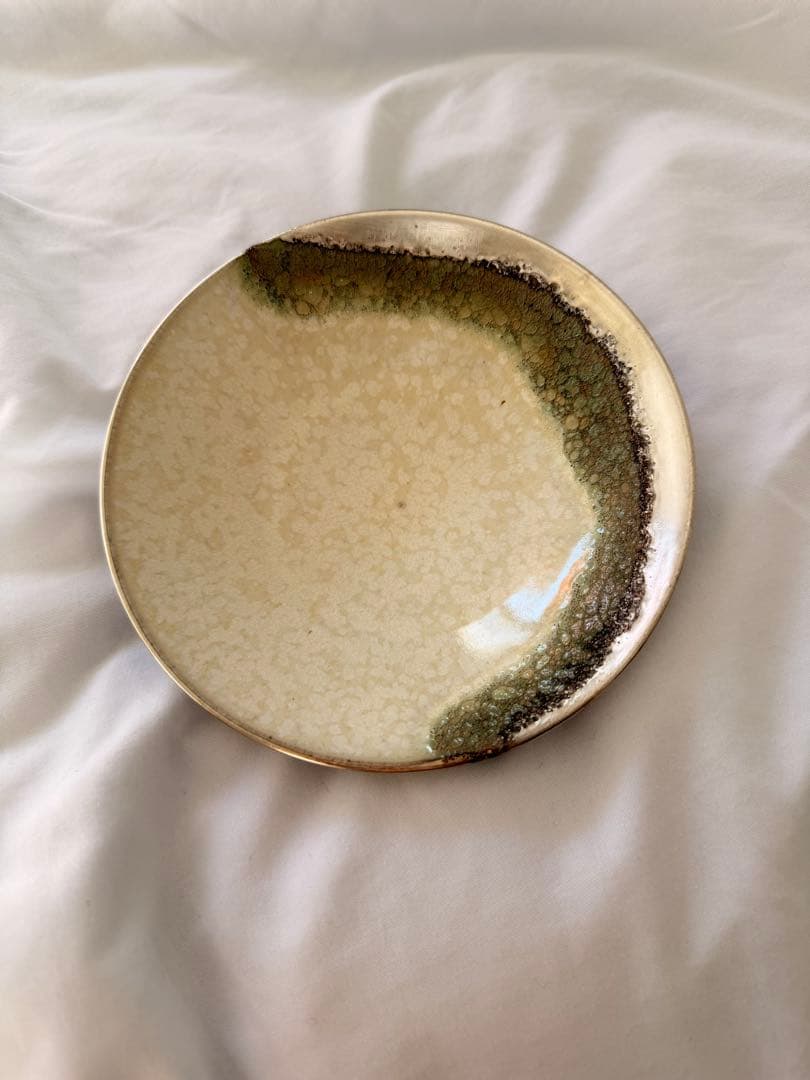 福村龍太　銀彩小皿