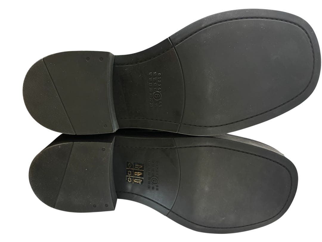 MM6 Maison Margiela バイカーレザーアンクルブーツ 41