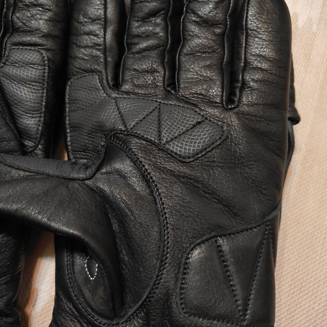 ULTIMATE SKULLFLIGHT ブラックレザーグローブ