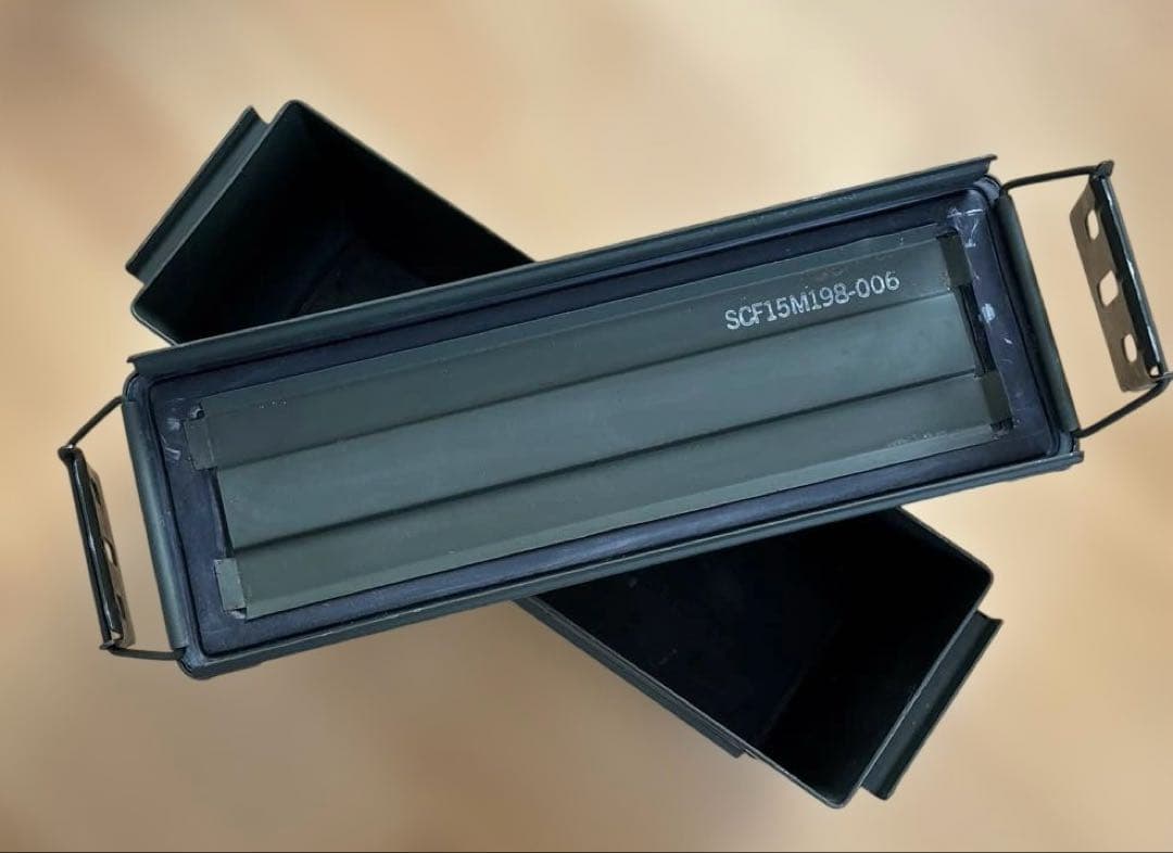 【お得】米軍・UN調達品 アンモボックス 40MMグレネード弾用　2個!!