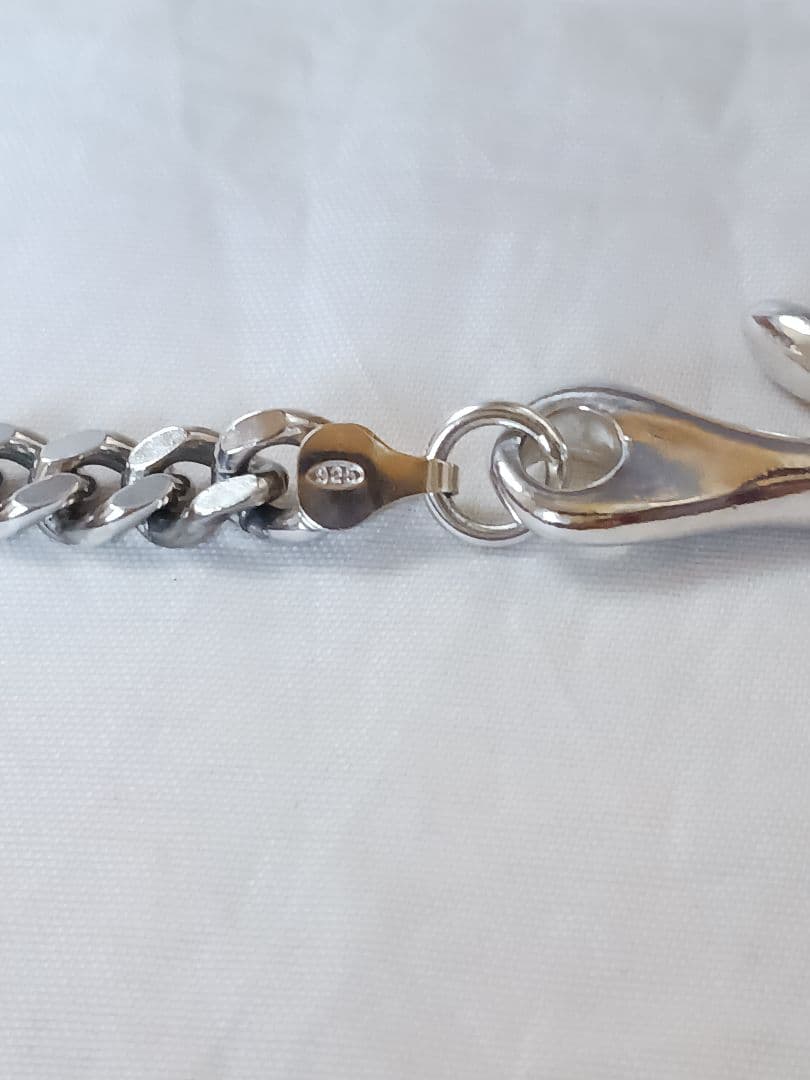 シルバー925 唐草　ウォレットチェーン　ショート