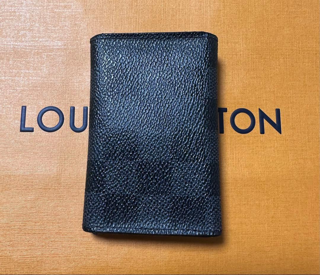 美品ルイヴィトン Louis Vuitton ダミエ レザー 6連キーケース