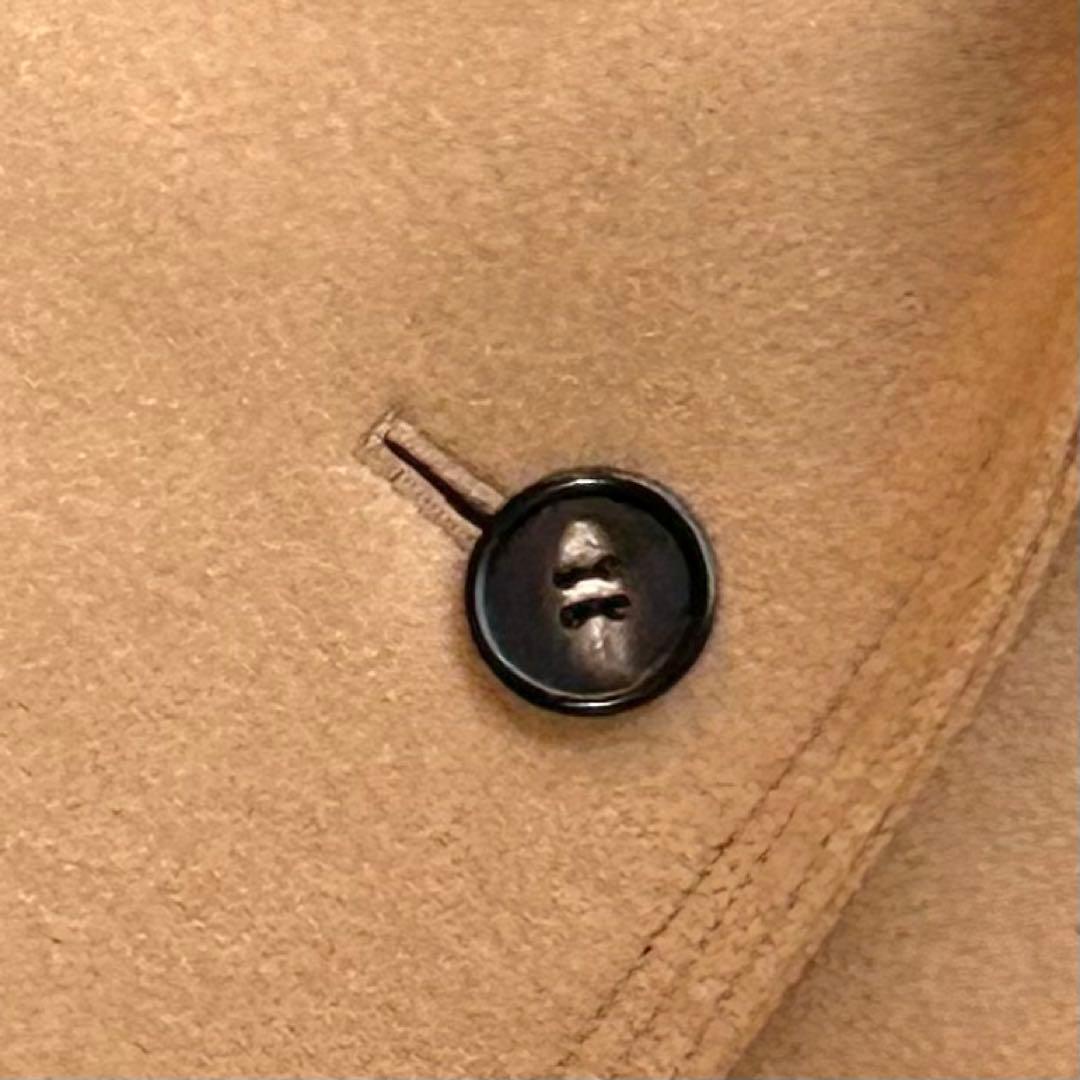 最終セール　極美品　エリン　メルトンシングルワンボタンコート　ウール　ゆったり