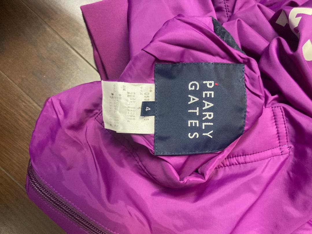 【美品】※送料無料※PEARLY GATES リーバシブルダウンジャケット