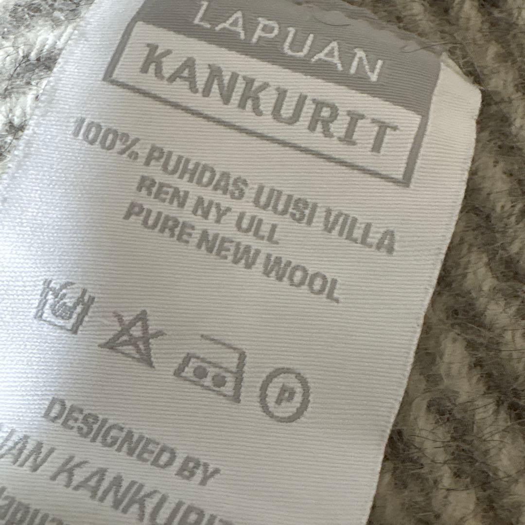 【未使用　LAPUAN KANKURIT】ラプアンカンクリ　ポケットショール