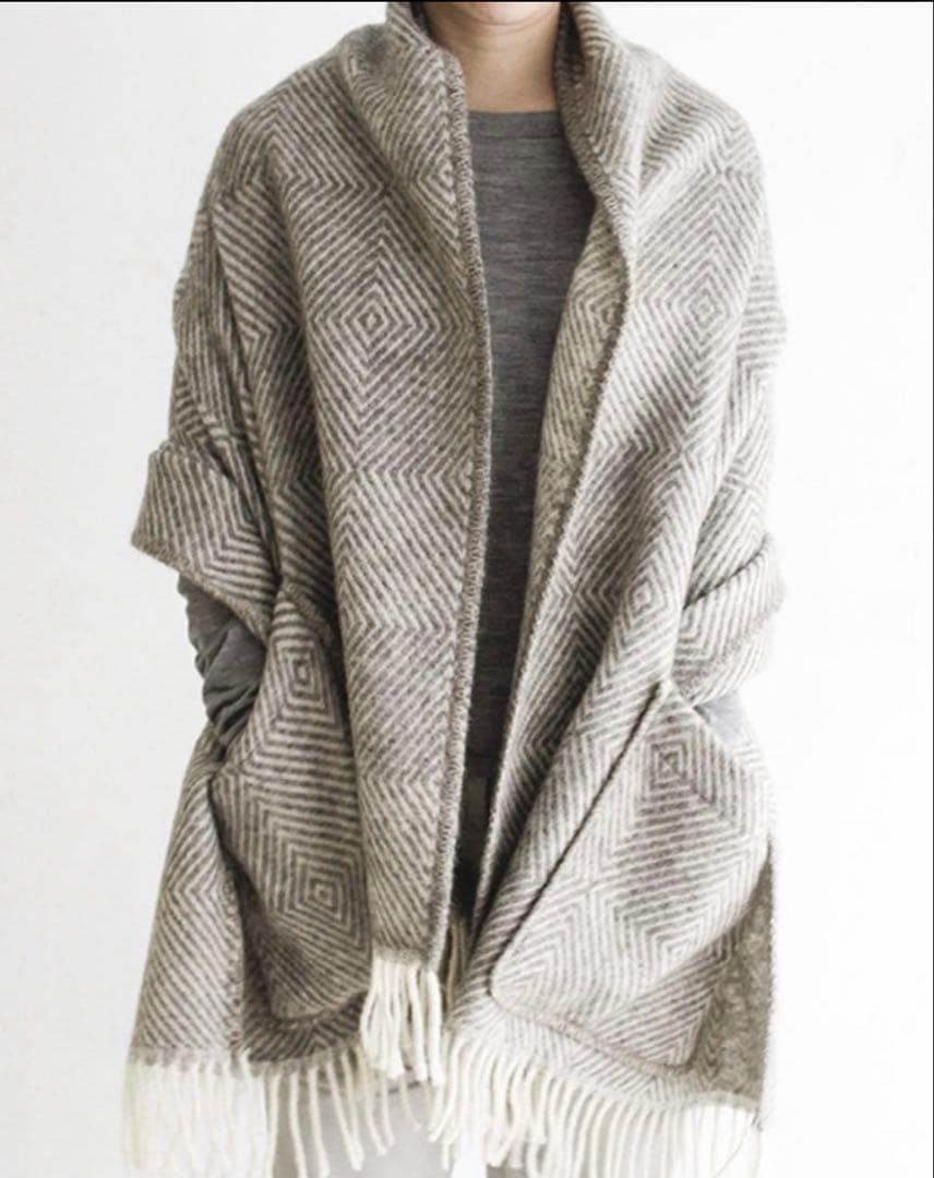 【未使用　LAPUAN KANKURIT】ラプアンカンクリ　ポケットショール