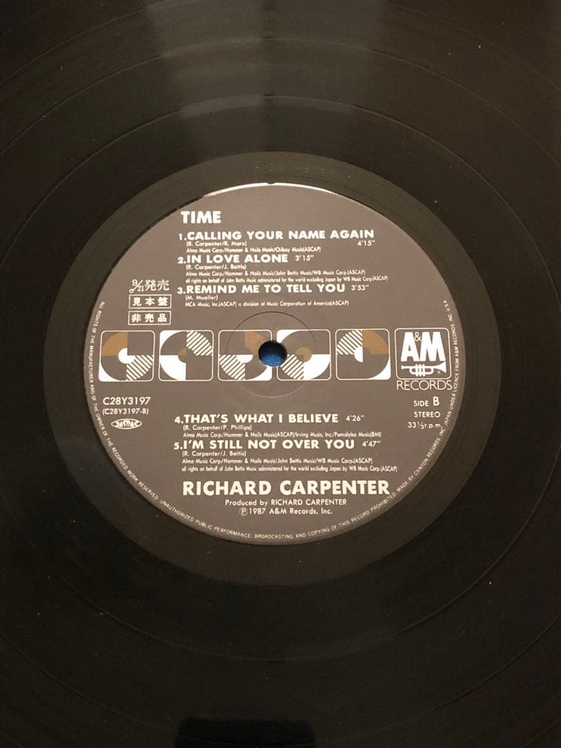 LP♢リチャード・カーペンター♢C28Y3197♢帯付♢うg4938w43