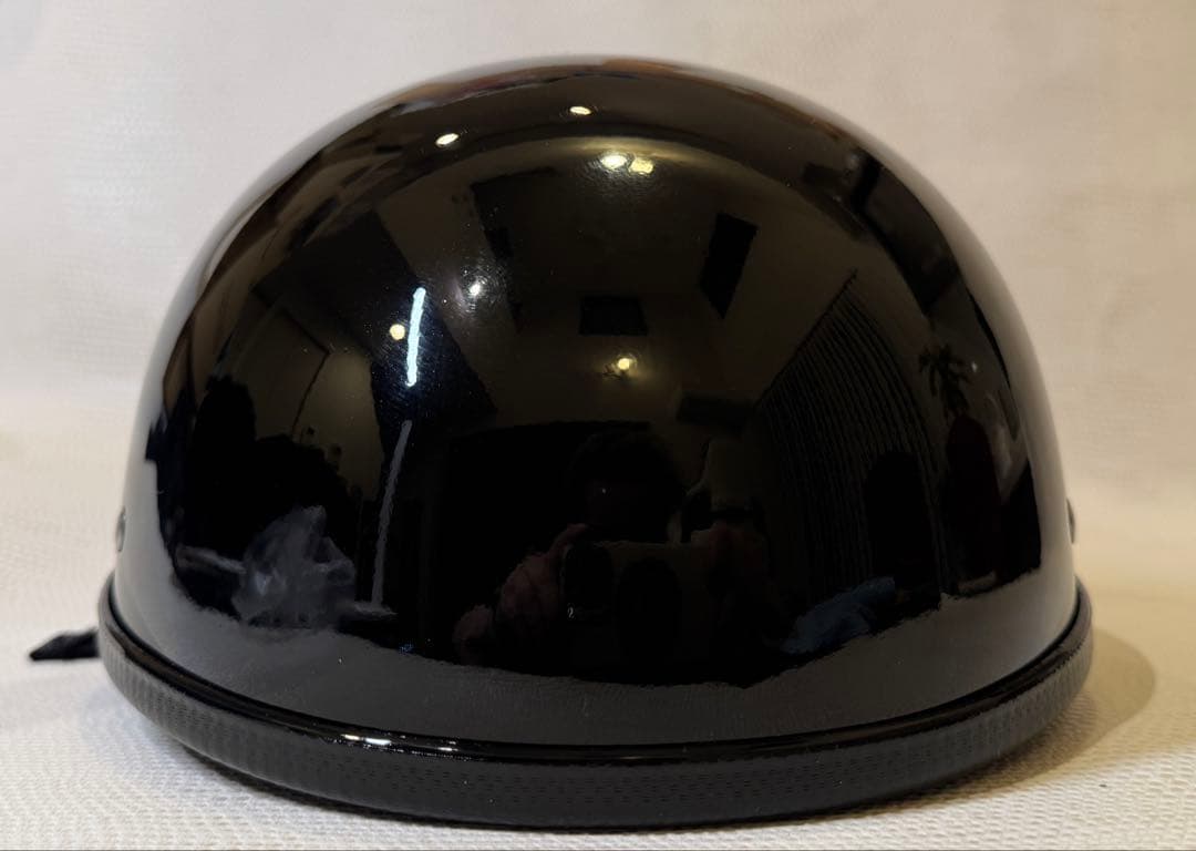 ロングダックテールヘルメット　カスタム　ダブルフレイムス　PSC SG　ハーレー