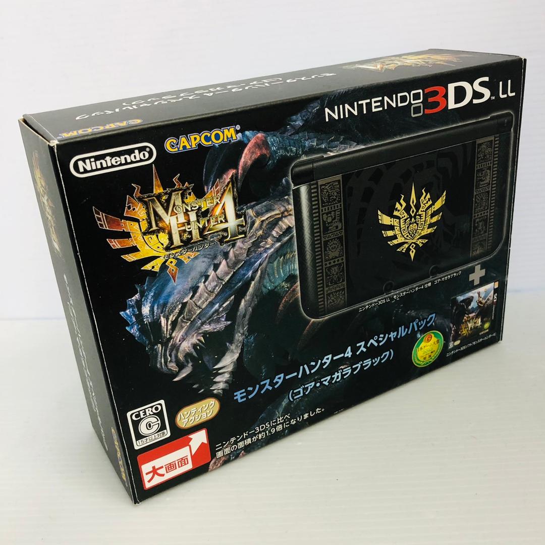 ★未使用品★極美品3DSLLモンスターハンター4ク ゴア・マガラブラック生産終了