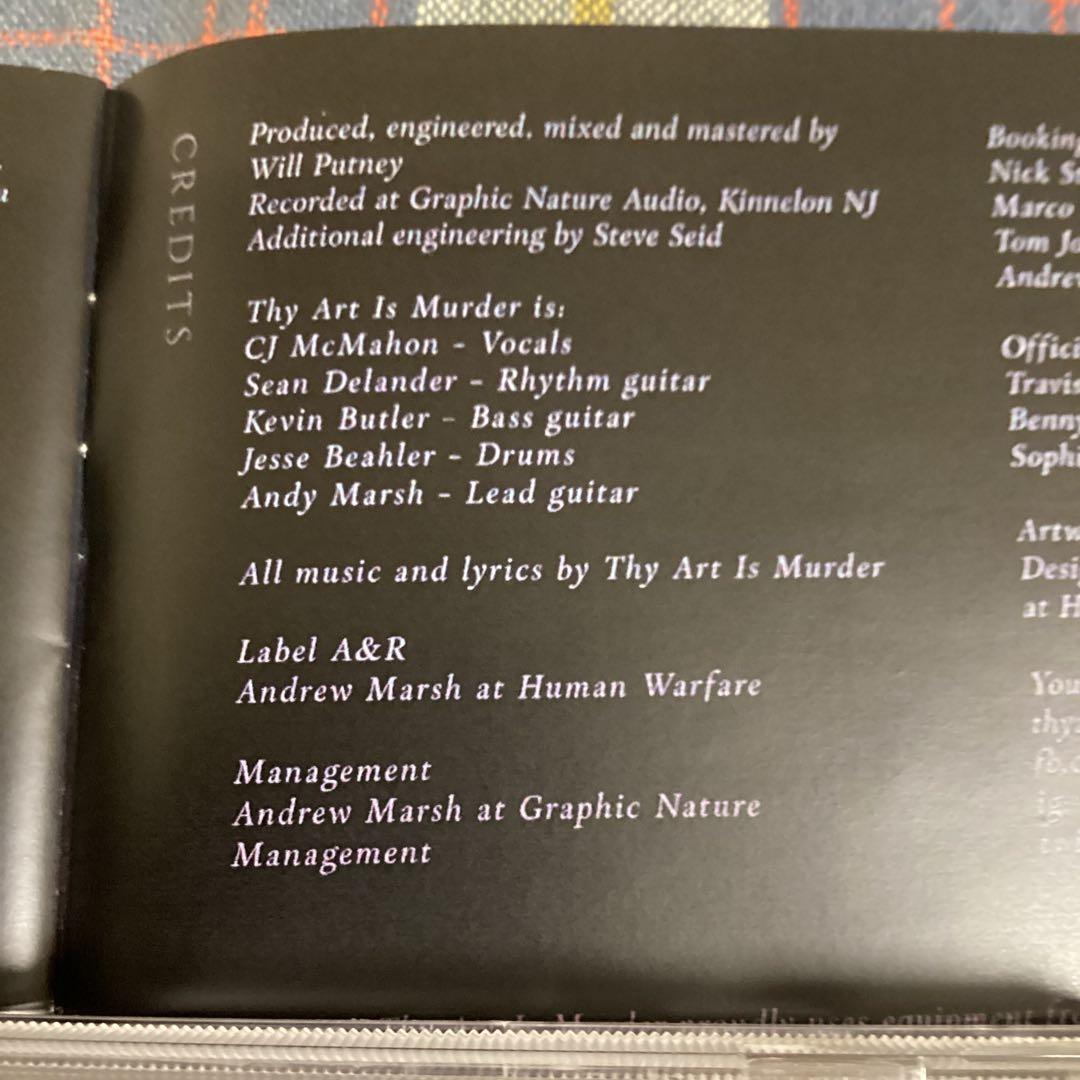 THY ART IS MURDER / GODLIKE デスコア