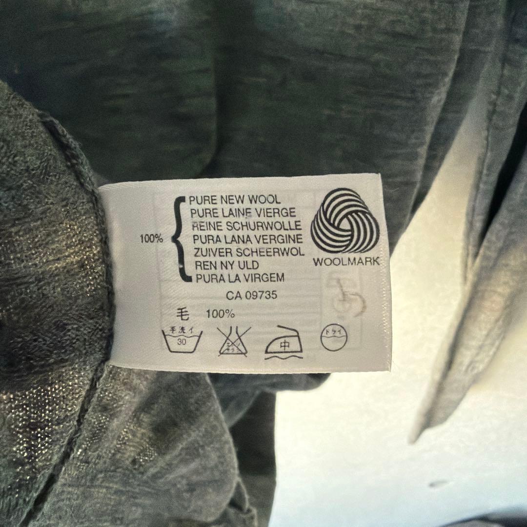 革*き様 JOHN SMEDLEY グレー 長袖ポロシャツ