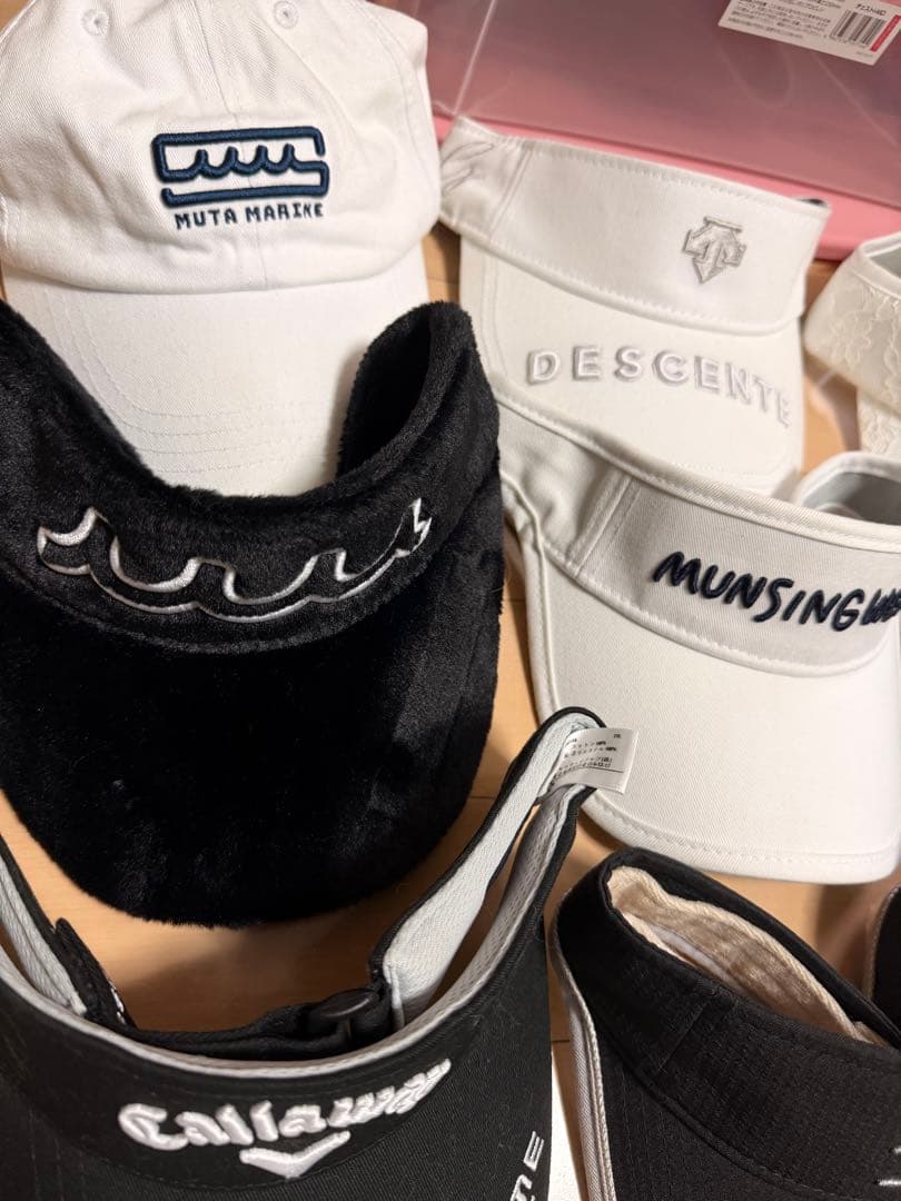 ゴルフ　サンバイザー　セット