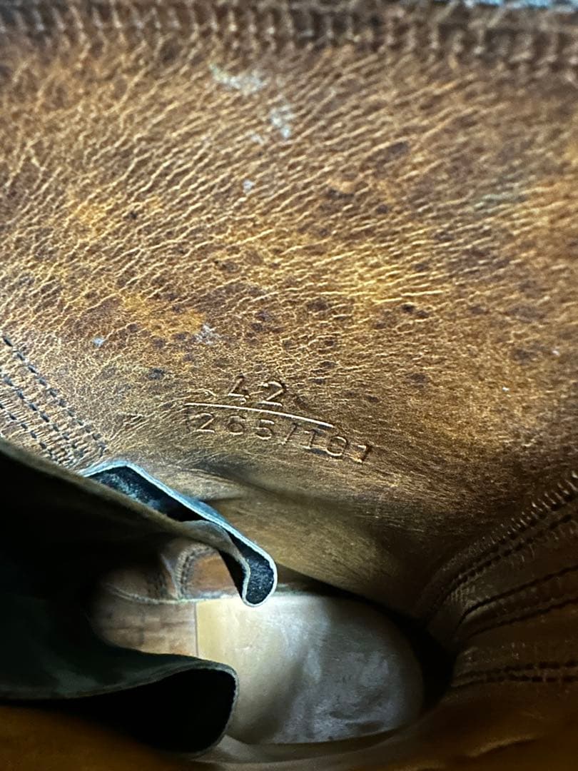 フランス軍　2バックルブーツ　42 グルノーブル