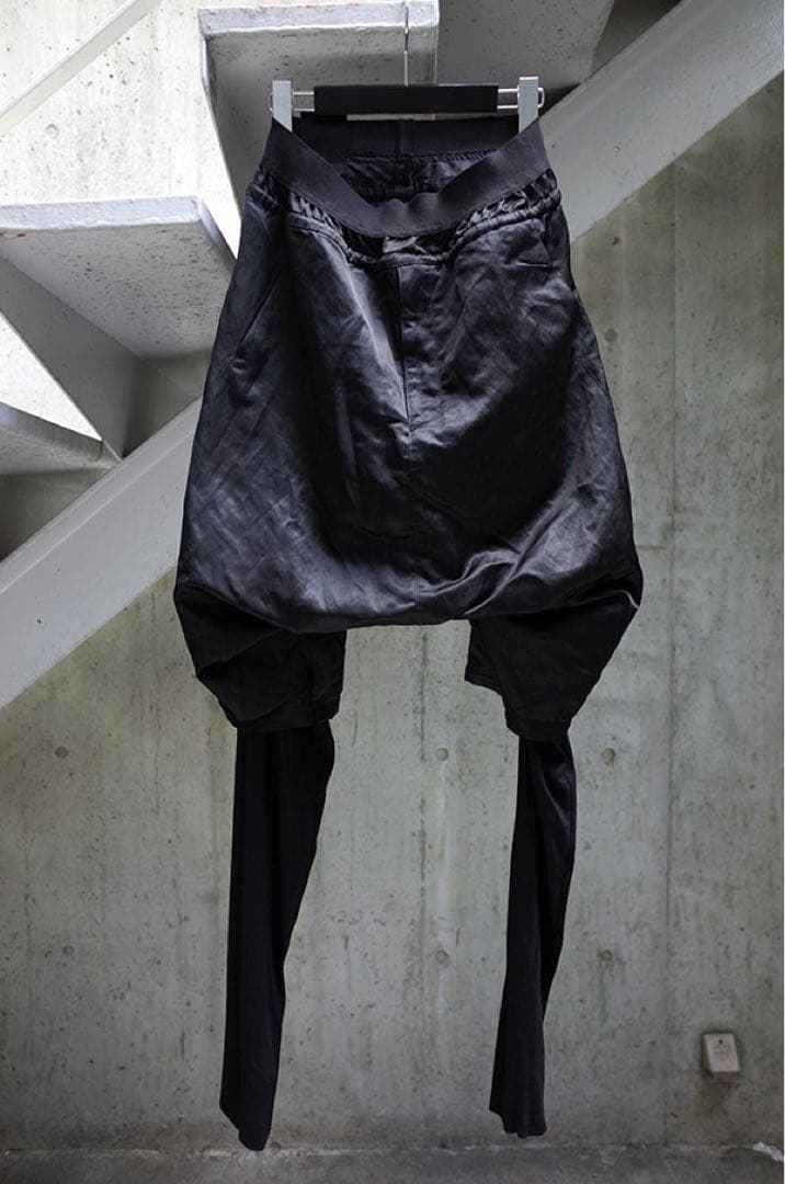 JULIUS 457PAM4 サルエルパンツ サイズ1 ブラック