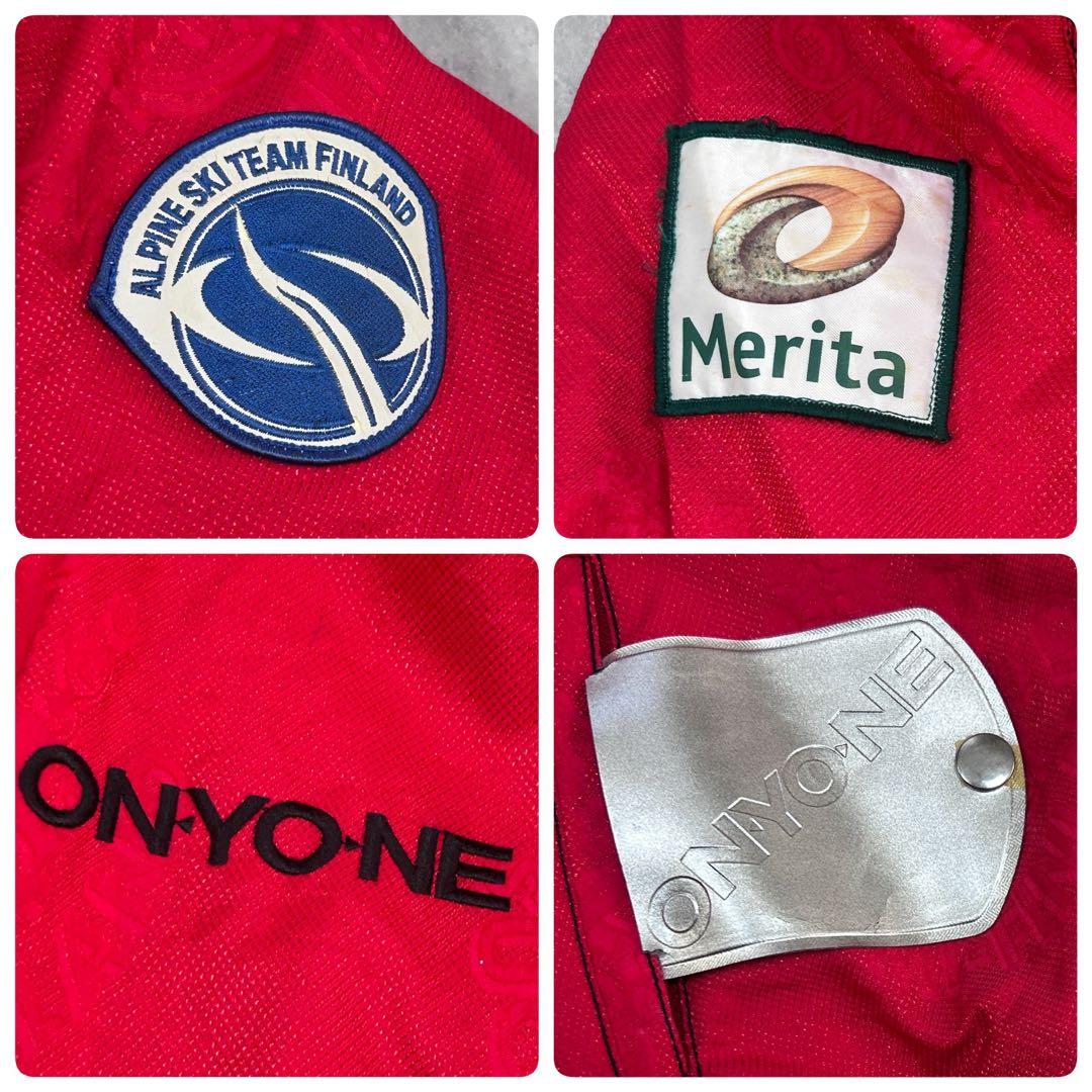 本格競技仕様 ONYONE フィンランド代表 スキーウェア 上下+ベスト付き M
