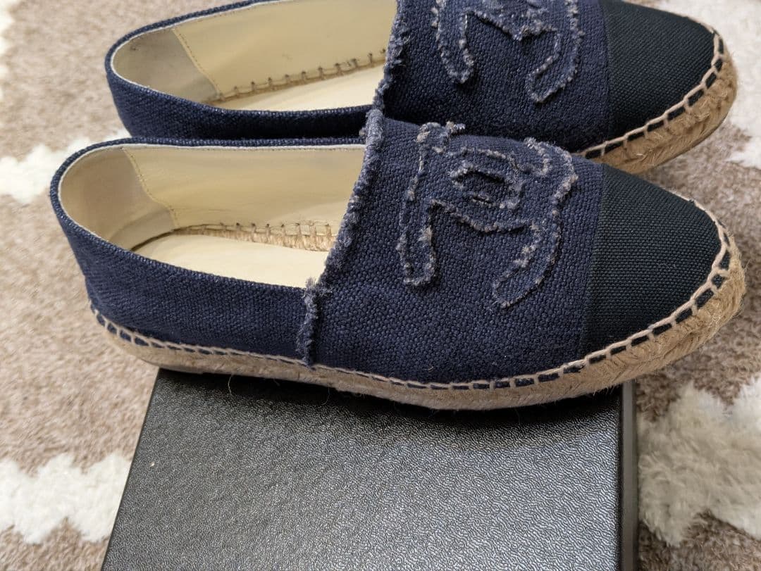 明日まで特別価格　シャネル 35 エスパドリーユ スリッポン CHANEL