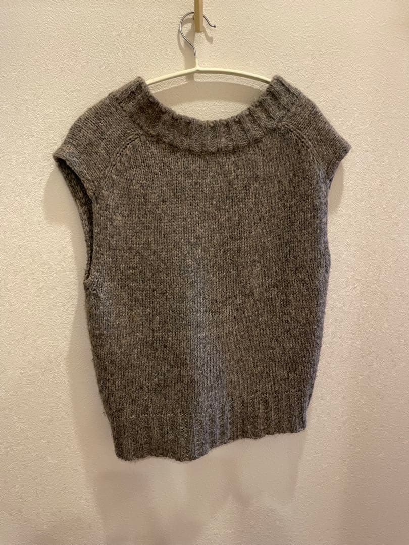 トップス todayful Mottle Yarn Knit Vest