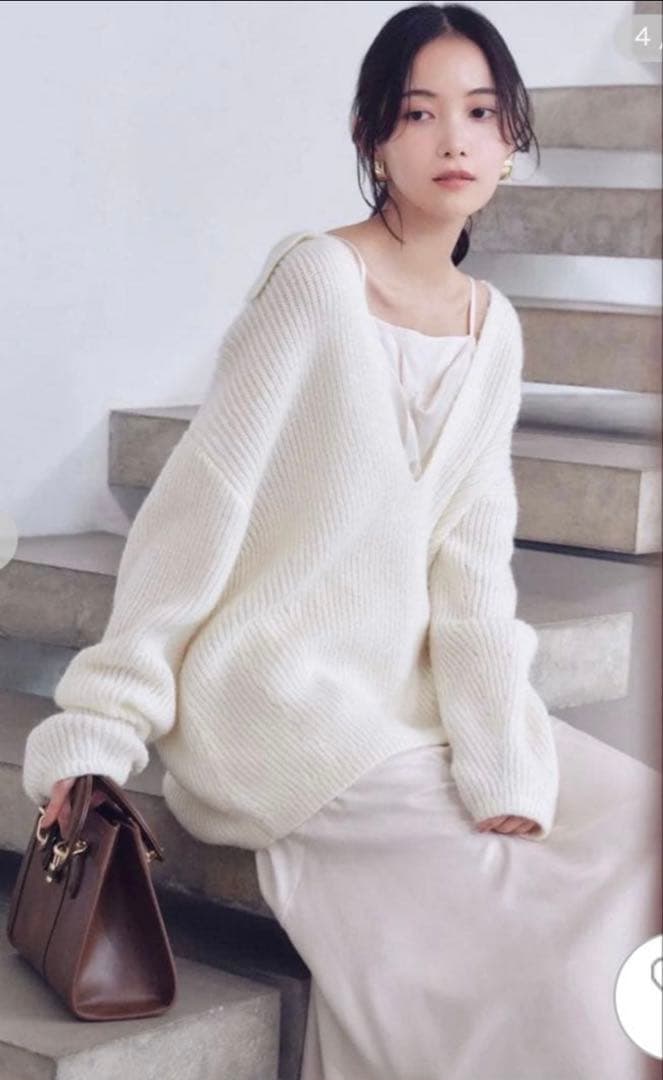 土日限定 SNIDEL キーネックニットセットキャミワンピース　サイズ1