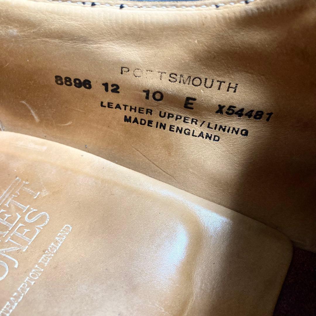 CROCKETT & JONES シングルモンク ビジネスシューズ 革靴 10E