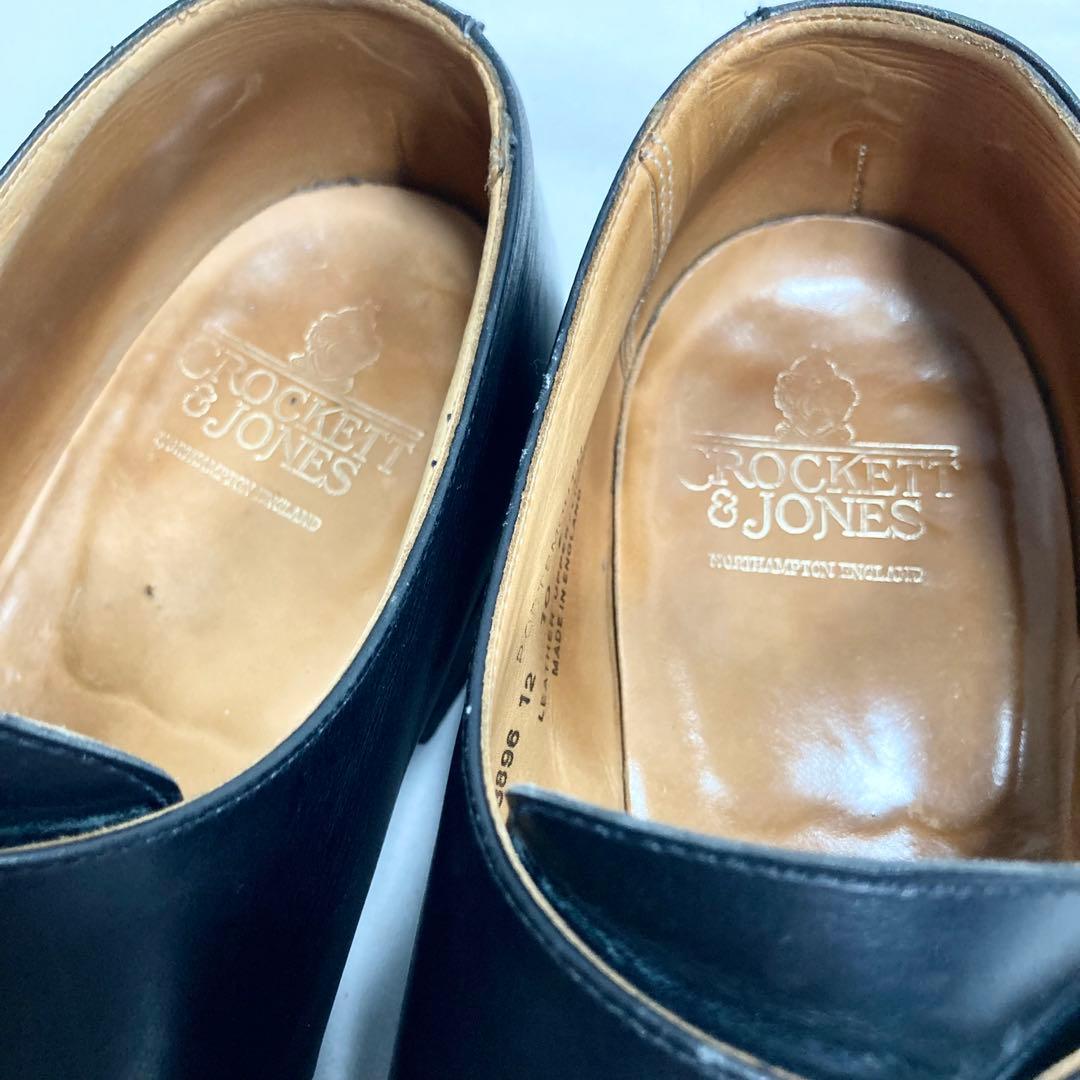 CROCKETT & JONES シングルモンク ビジネスシューズ 革靴 10E