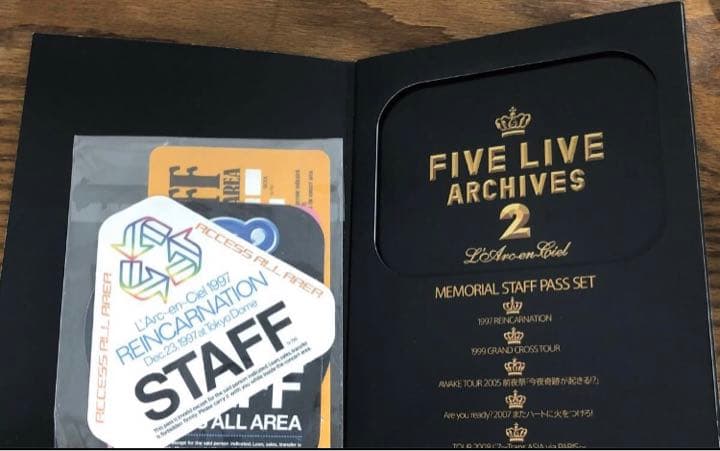 L'Arc〜en〜Ciel FIVE LIVE ARCHIVES 2