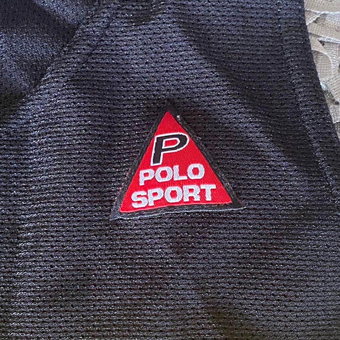 【vintage】POLO SPORT タンクトップ 黒 M USA製 90s