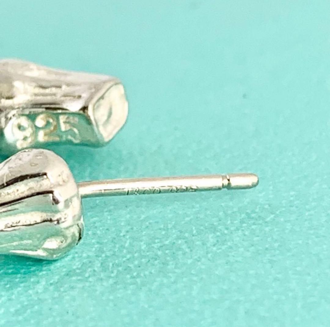 ティファニー 美品 ティファニー バンブー フープ ピアス 片耳　v58