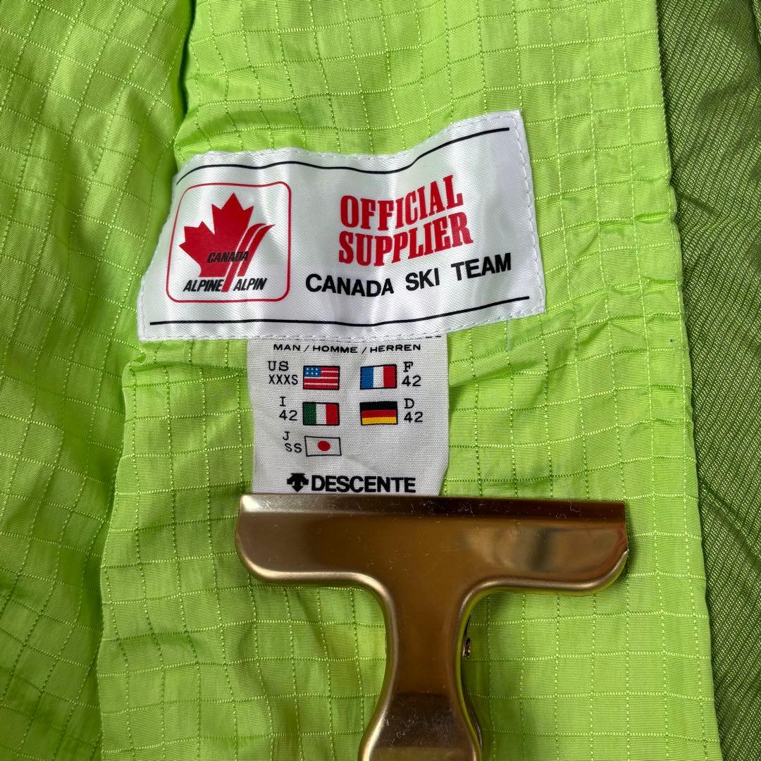90s超希少✨デサント✨Y2Kカナダスキーチームウェアセットアップarchive