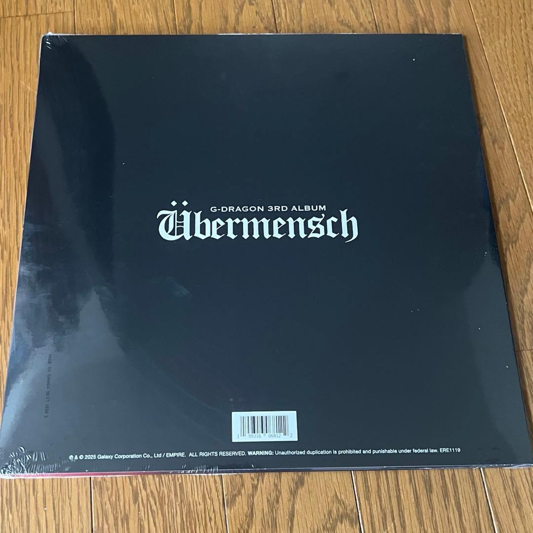 [新品未開封] G-dragon Ubermensch レコード LP