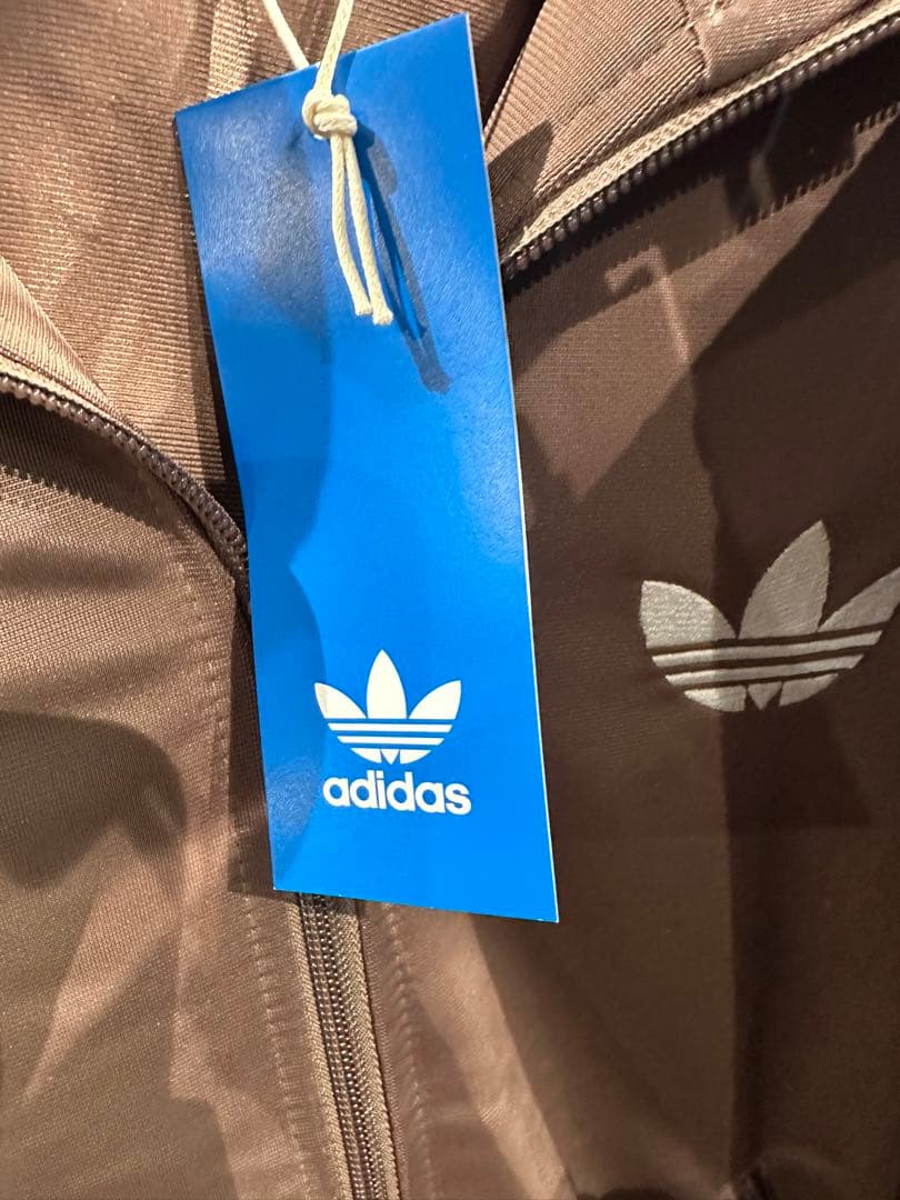 新品Lスナイデル×アディダス コラボ　トラックジャケットトップ 茶モカブラウン