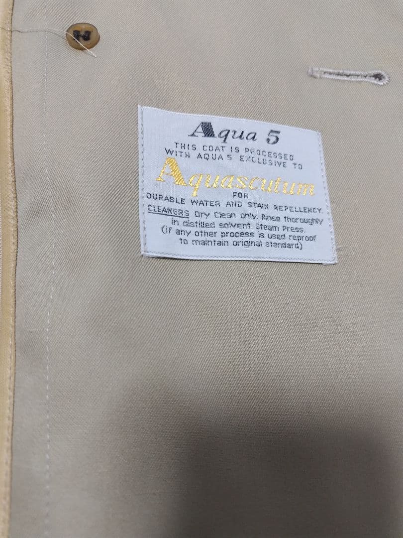 未使用 レディースML アクアスキュータム トレンチコート