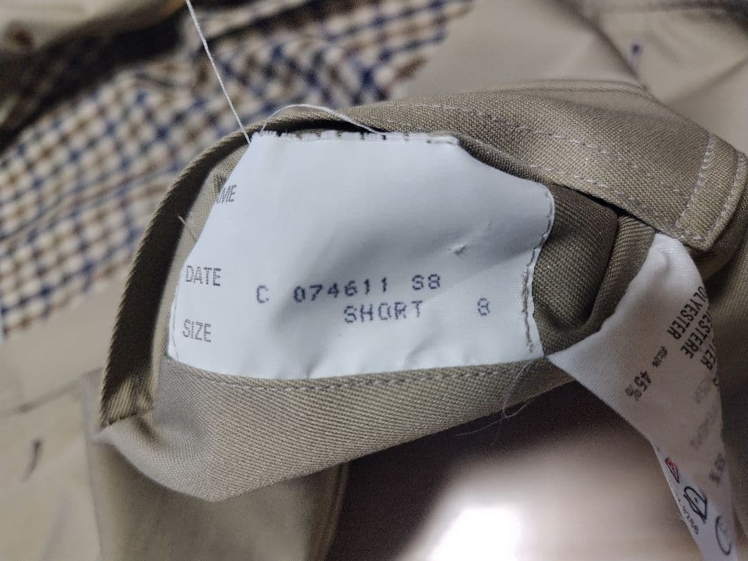 未使用 レディースML アクアスキュータム トレンチコート