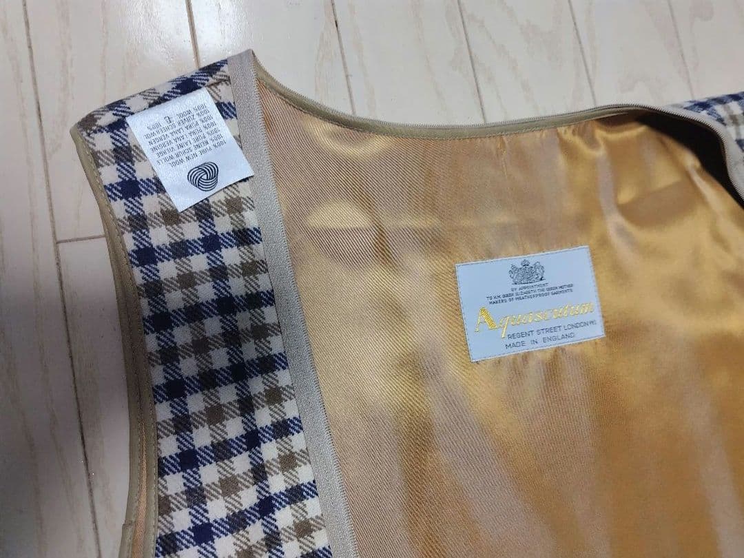 未使用 レディースML アクアスキュータム トレンチコート