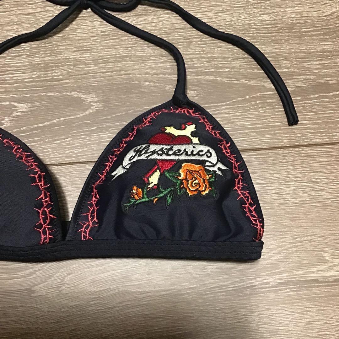 Hysterics 刺繍入りブラックビキニ