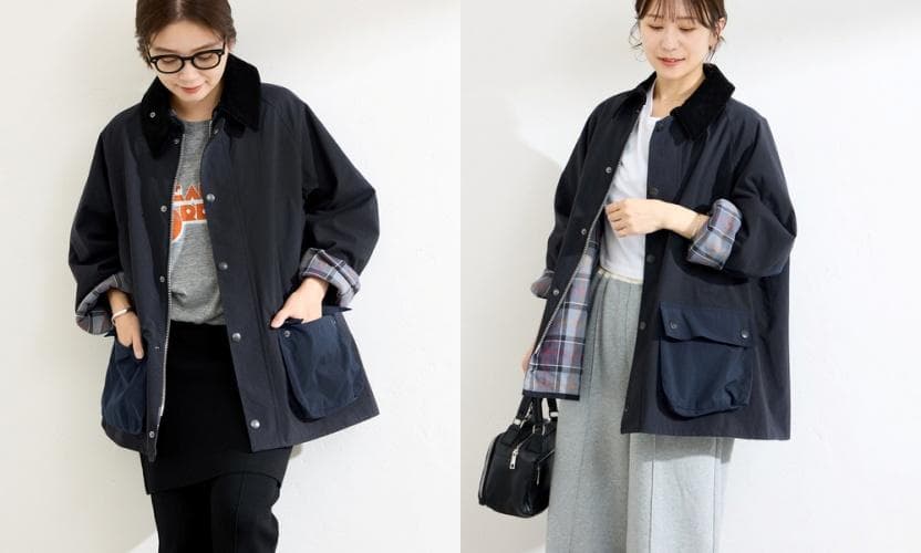 JOURNAL STANDARD 別注 Barbour ビデイル ジャケット36