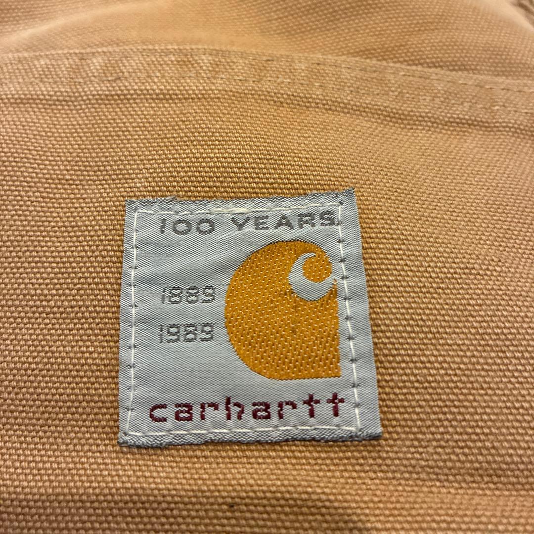 カーハート　80s 100周年タグ　ダブルニーパンツ　フェード　ペンキ　ボロ