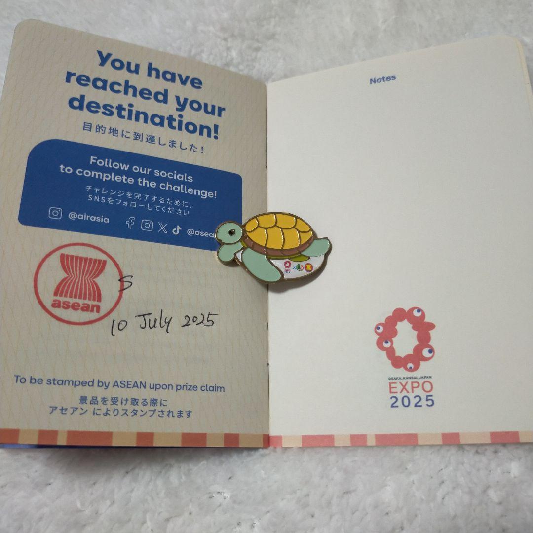 【 非売品 】 万博 ASEAN ピンバッジ 国際機関 EXPO 限定品　レア