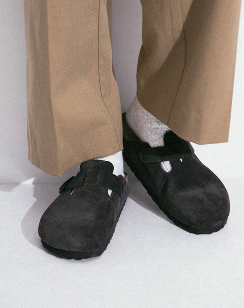 ビルケンシュトック ボストン ベロアレザー VELVET GREY