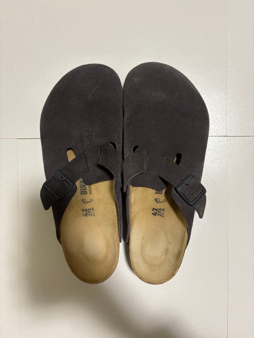 ビルケンシュトック ボストン ベロアレザー VELVET GREY