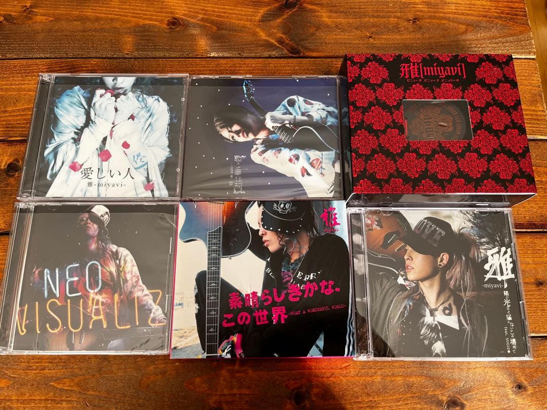 【雅-miyavi-限定盤】シングル6枚＋アルバム3枚