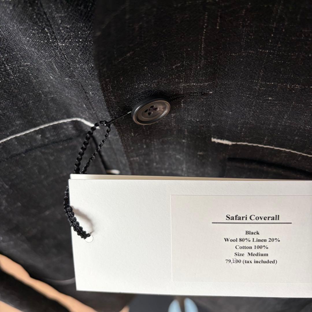 ensou. Safari Coverall Black エンソウ カバーオール