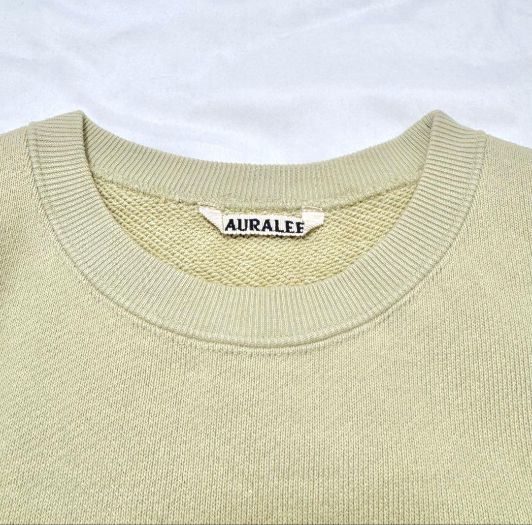 極美品　　AURALEE HEAVY BD SWEAT P/O