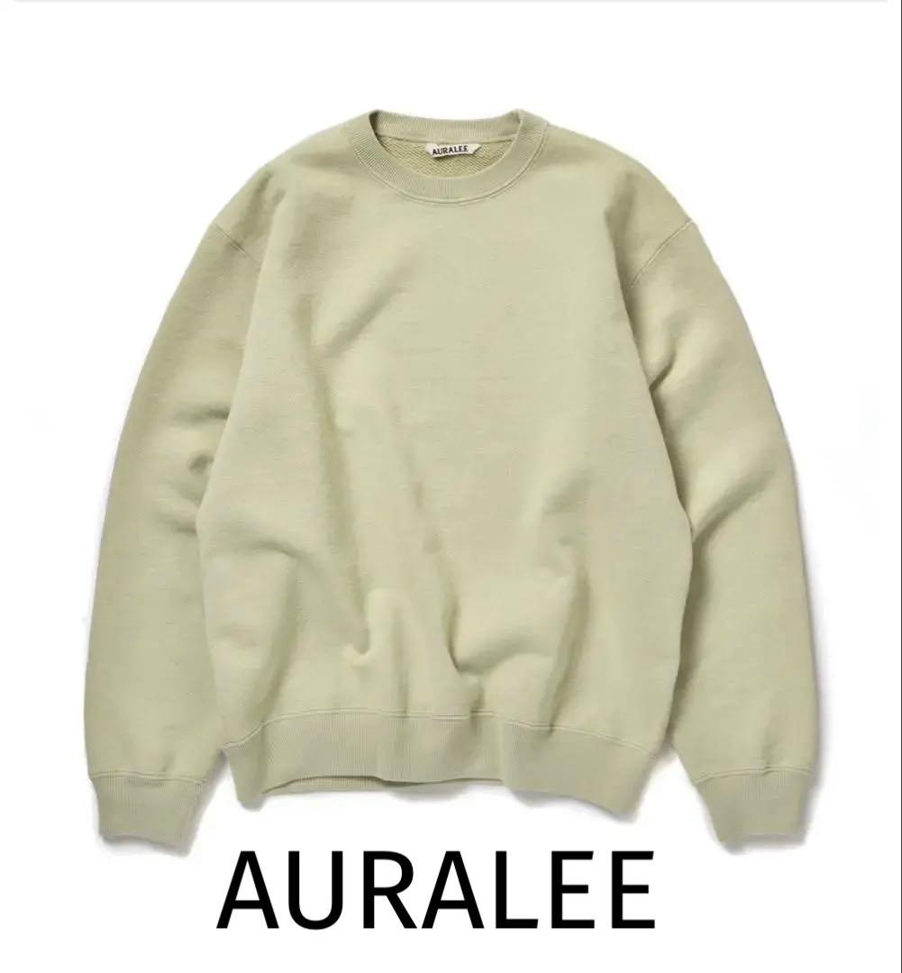 極美品　　AURALEE HEAVY BD SWEAT P/O