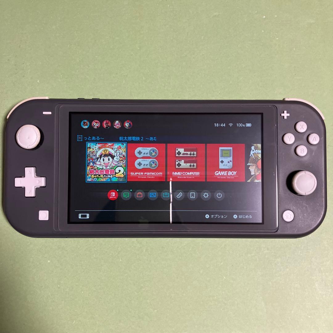 ジャンク ニンテンドー スイッチ ライト グレー 本体 アダプター 動作確認済